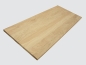 Preview: Massivholzplatte Leimholzplatte 20x1210x600-3000 mm Eiche A/B Select Natur 20 mm, DL durchgehende Lamellen, ohne Äste